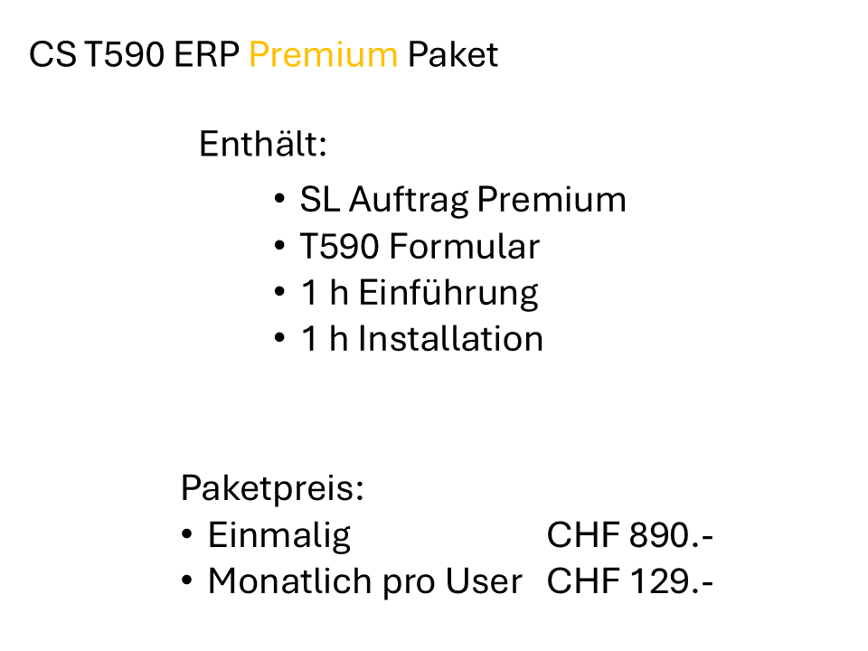 CS-T590 ERP Premium